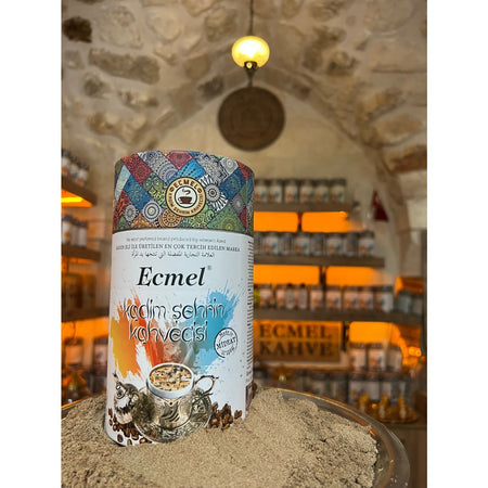 Ecmel Mastic Gum Flavored Mortar-Ground Coffee 400 gr - MALLTURK