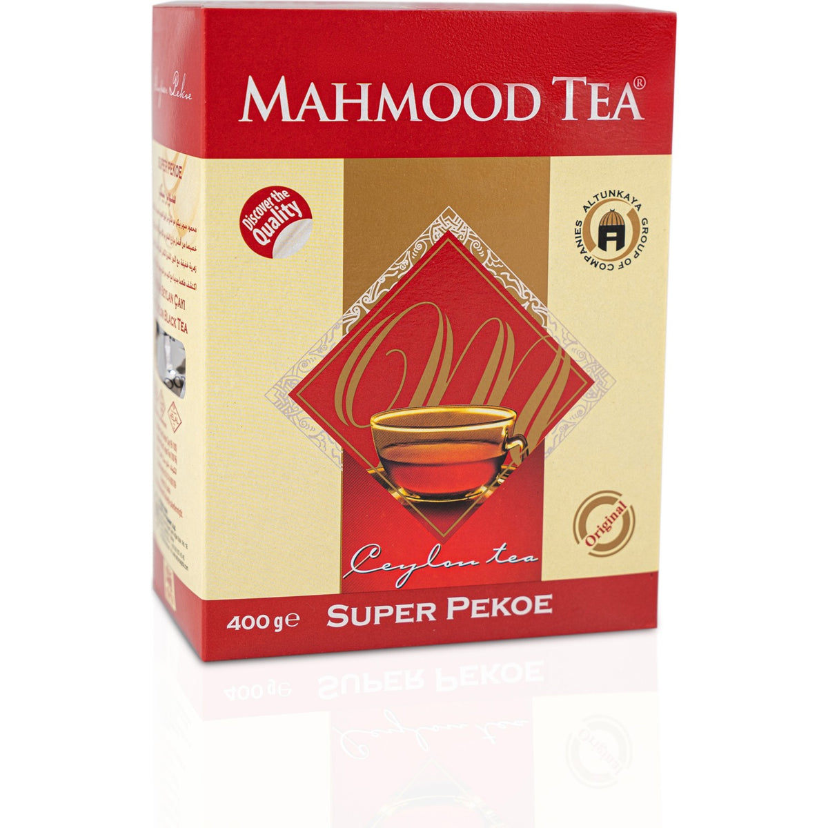 Mahmood Tea Ithal %100 Saf Seylan Pekoe Dokme tea 400 g - MALLTURK