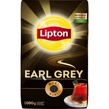 Lipton Earl Grey loose leaf tea 1000 g bergamot flavored quality black tea Turkiye Menseli - MALLTURK