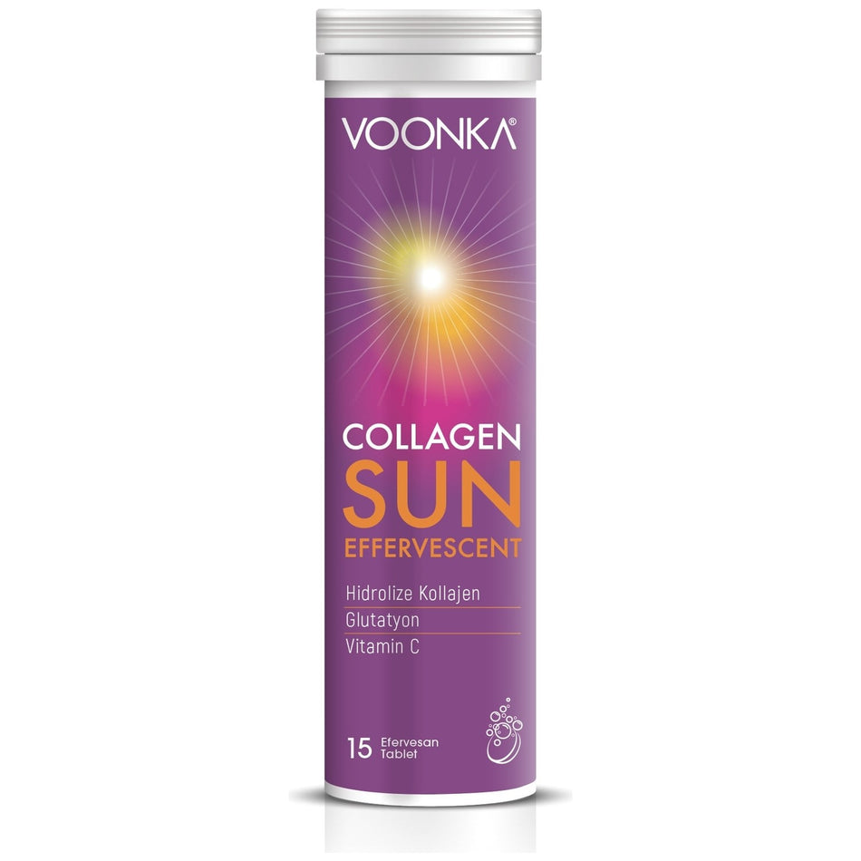 Voonka Collagen Sun 15 Effervescent Tablets - MALLTURK