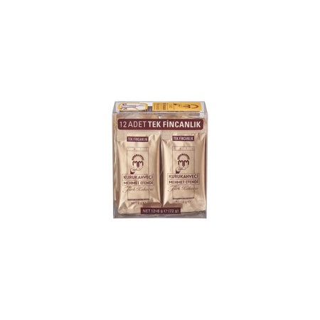 Golda Kurukahveci Mehmet Efendi Single-Serve Turkish Coffee 6 g x 12 - MALLTURK