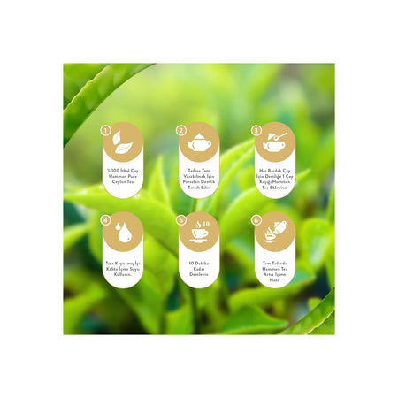 Hamman Tea Kacak tea Premium 3 x 400 g - MALLTURK