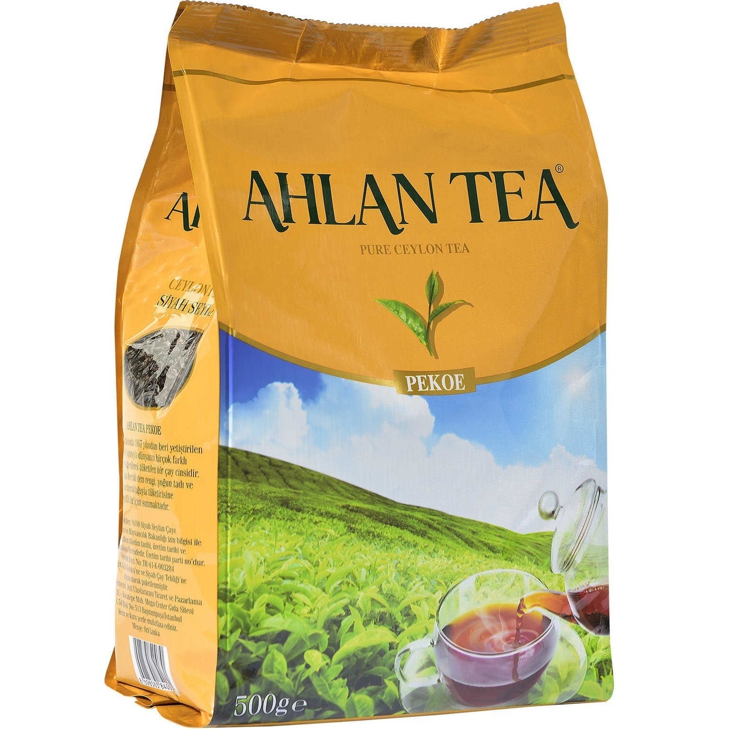 Ahlan Tea Pekoe black tea 500 g Ceylon Kalitesi with intense aroma Sunar - MALLTURK