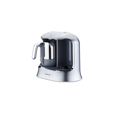 Korkmaz Kahvekolik Twin Chrome Automatic Coffee Maker - MALLTURK