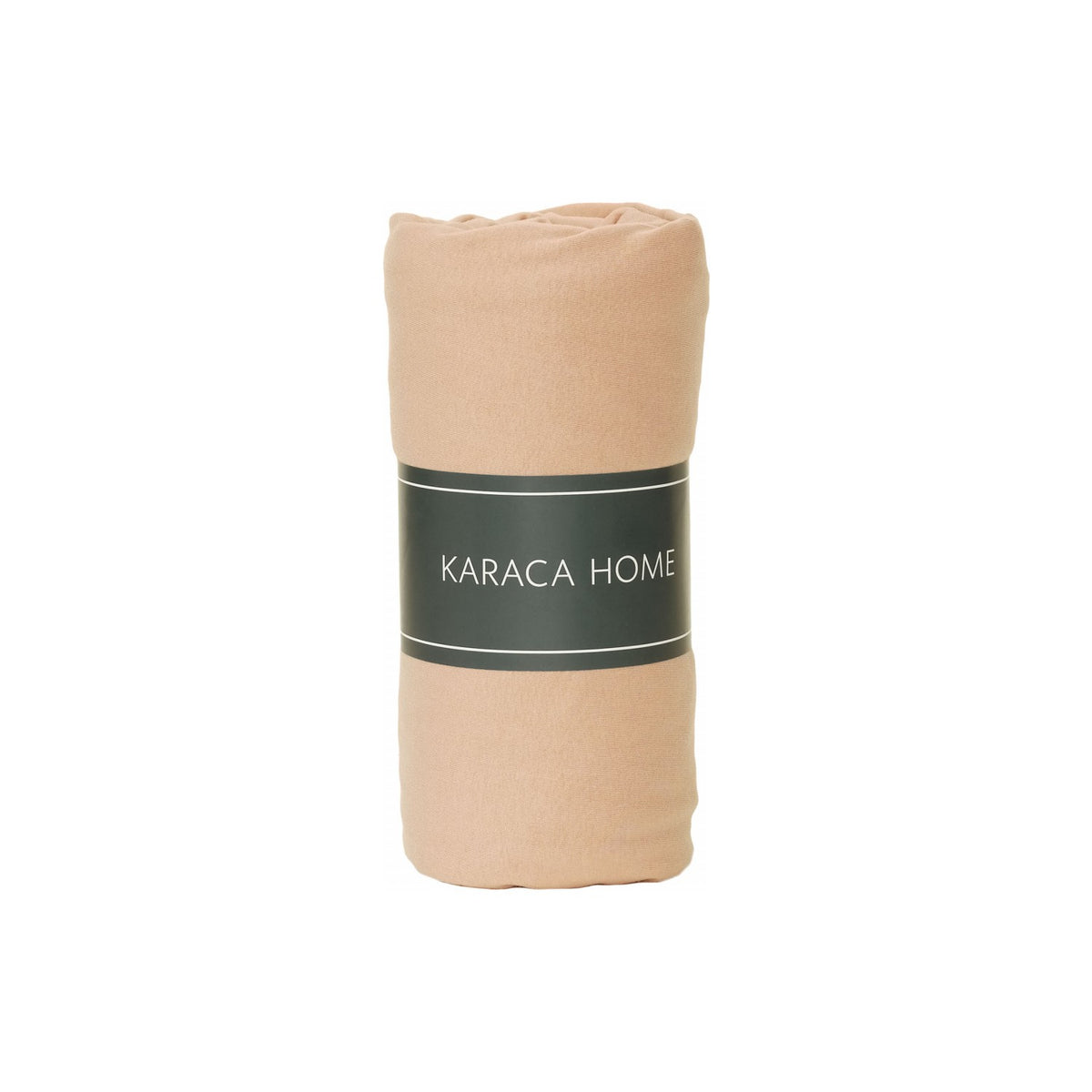 Karaca Home Salmon Cotton Double Fitted Sheet - MALLTURK