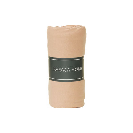 Karaca Home Salmon Cotton Double Fitted Sheet - MALLTURK