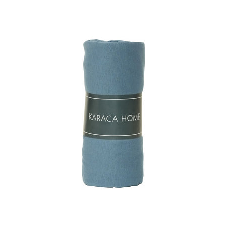 Karaca Home indigo Cotton Double Fitted Sheet - MALLTURK