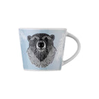 Kütahya Porselen Snowy 4-Piece Turkish Coffee Cup Set for 2