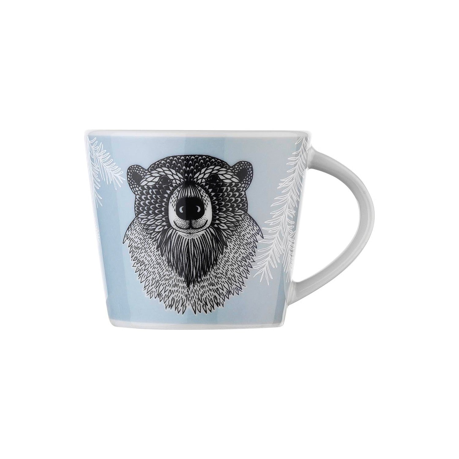 Kütahya Porselen Snowy 4-Piece Turkish Coffee Cup Set for 2