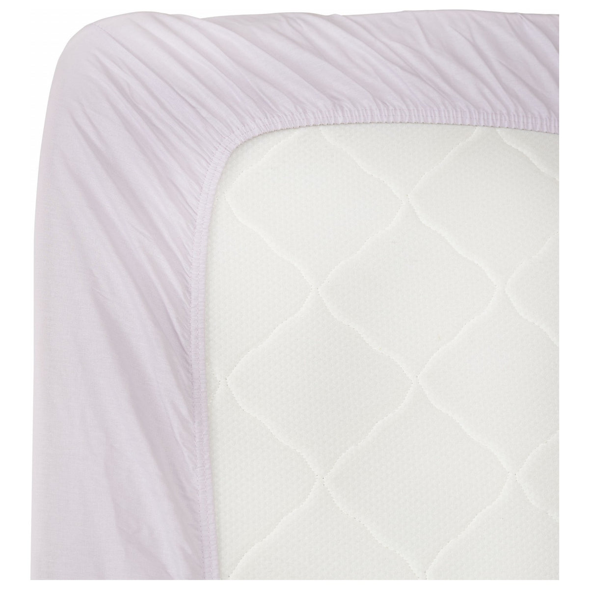 Karaca Home Lilac Cotton Double Fitted Sheet - MALLTURK