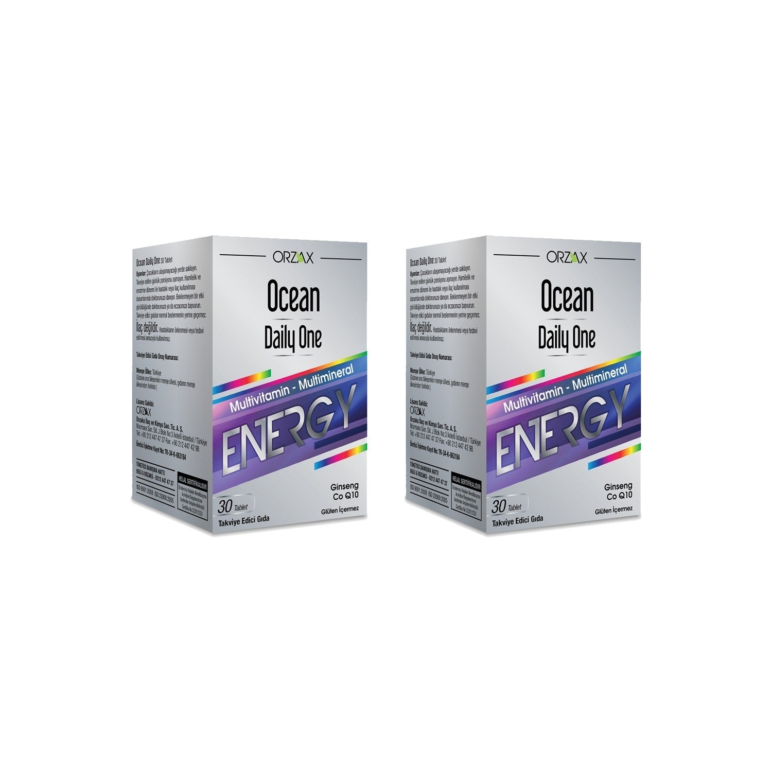 Orzax Ocean Daily One Energy 1 Alana 1 Bedava 30+30 Tablet - MALLTURK