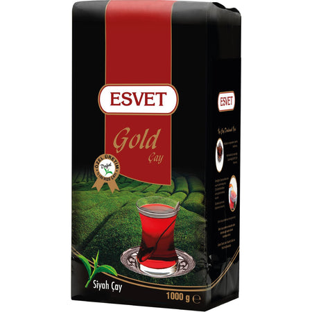 Esvet Gold 1000 g black tea Turkiye Menseli natural leaf tea Kalitesiyle rich aroma - MALLTURK