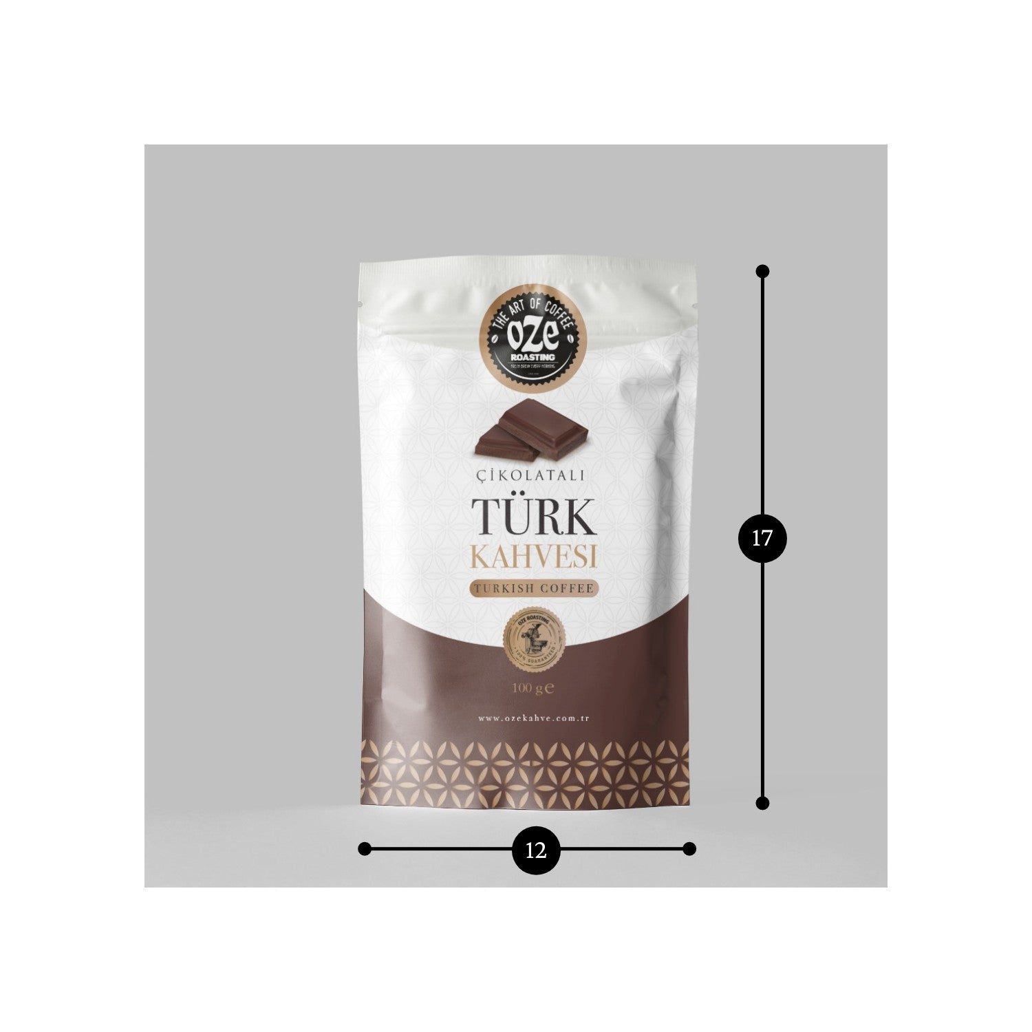 OZELINE Chocolate Flavored Turkish Coffee 100 g - MALLTURK