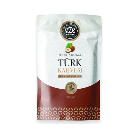 OZELiNE Flavored Turkish Coffee introductory Set 3 x 100 g (Caramel, Chocolate, Hazelnut) - MALLTURK