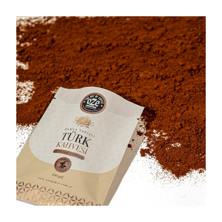 OZELiNE Mastic Flavored Turkish Coffee 5 x 100 g - MALLTURK