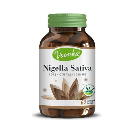 Voonka Nigella Sativa Black Seed Oil 1000 mg - MALLTURK