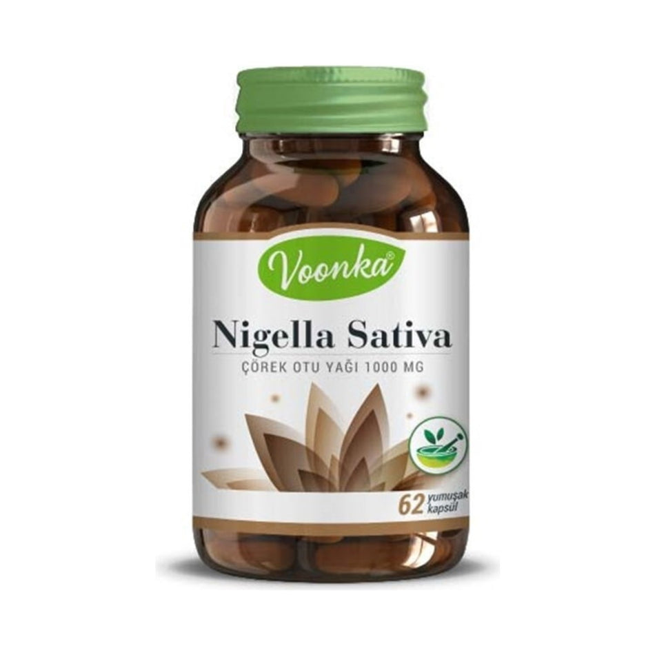 Voonka Nigella Sativa Black Seed Oil 1000 mg