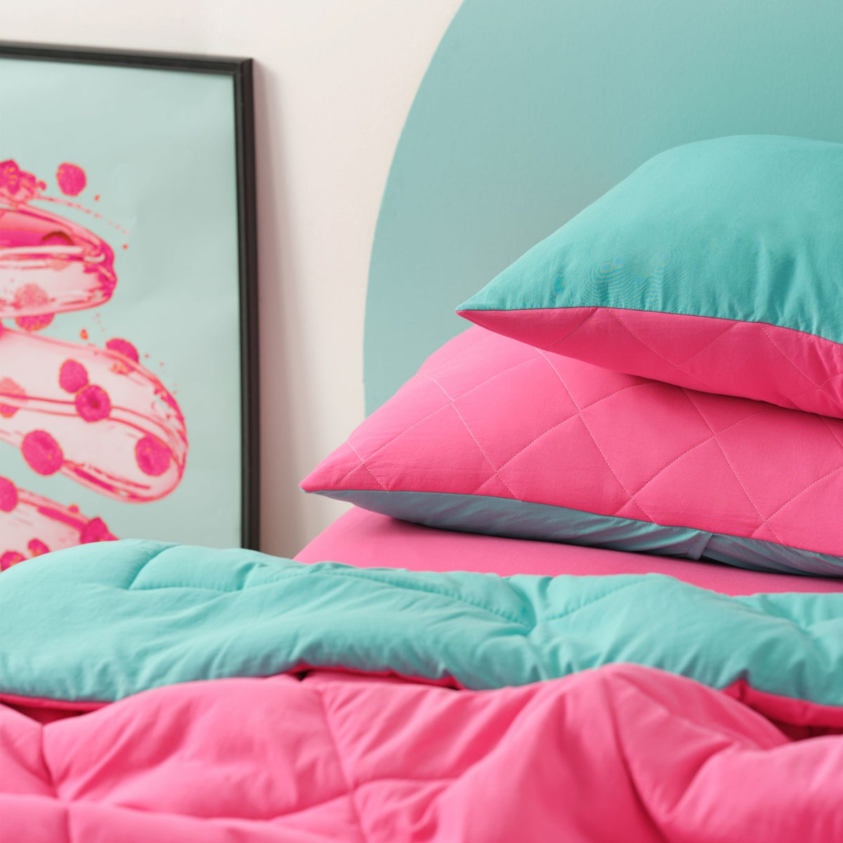 Karaca Home Smart Comfort Raspberry Double Bedding Set - MALLTURK