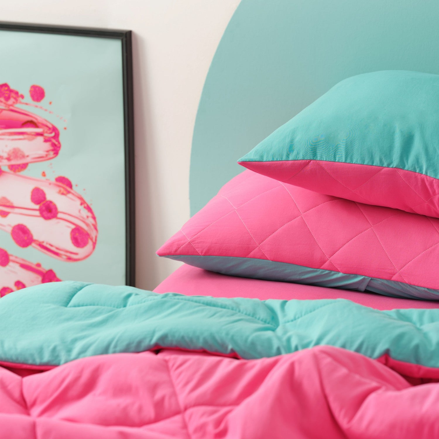 Karaca Home Smart Comfort Raspberry Double Bedding Set - MALLTURK