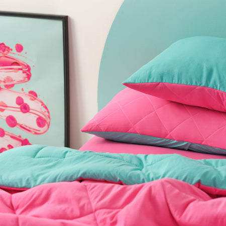 Karaca Home Smart Comfort Raspberry Double Bedding Set - MALLTURK
