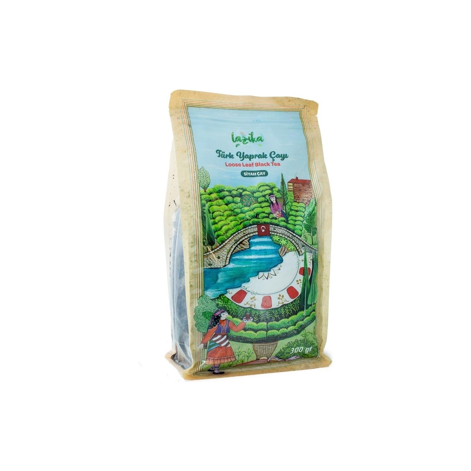 Lazika Turk Yaprak Siyah tea 300 g - Ilk Hasat Mayis tea, Tozsuz, Camlihemsin - MALLTURK