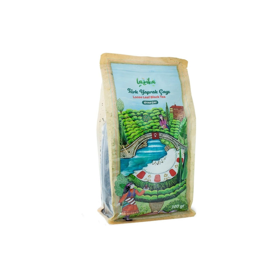 Lazika Turk Yaprak Siyah tea 300 g - Ilk Hasat Mayis tea, Tozsuz, Camlihemsin - MALLTURK