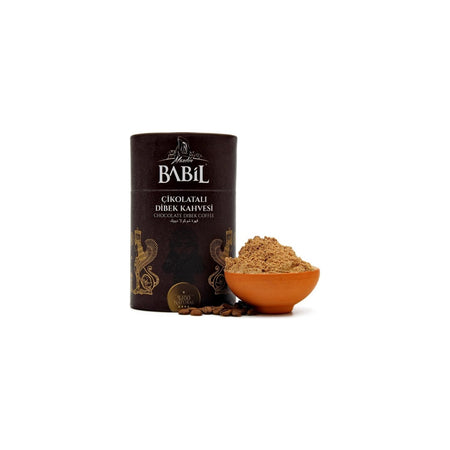 Babil Chocolate Flavored Dibek Coffee 200 gr cylindrical - MALLTURK