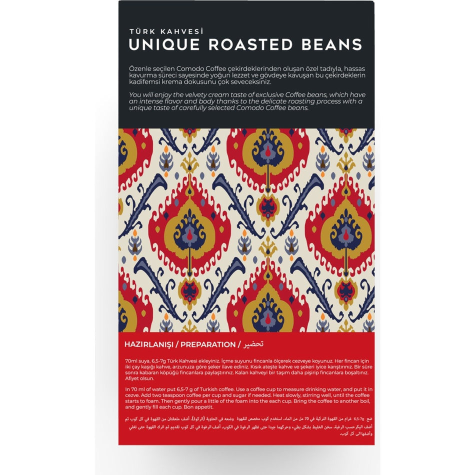 Comodo Coffee Medium Roast Turkish Coffee 250GR (Stone Mill Freshly Ground) - MALLTURK
