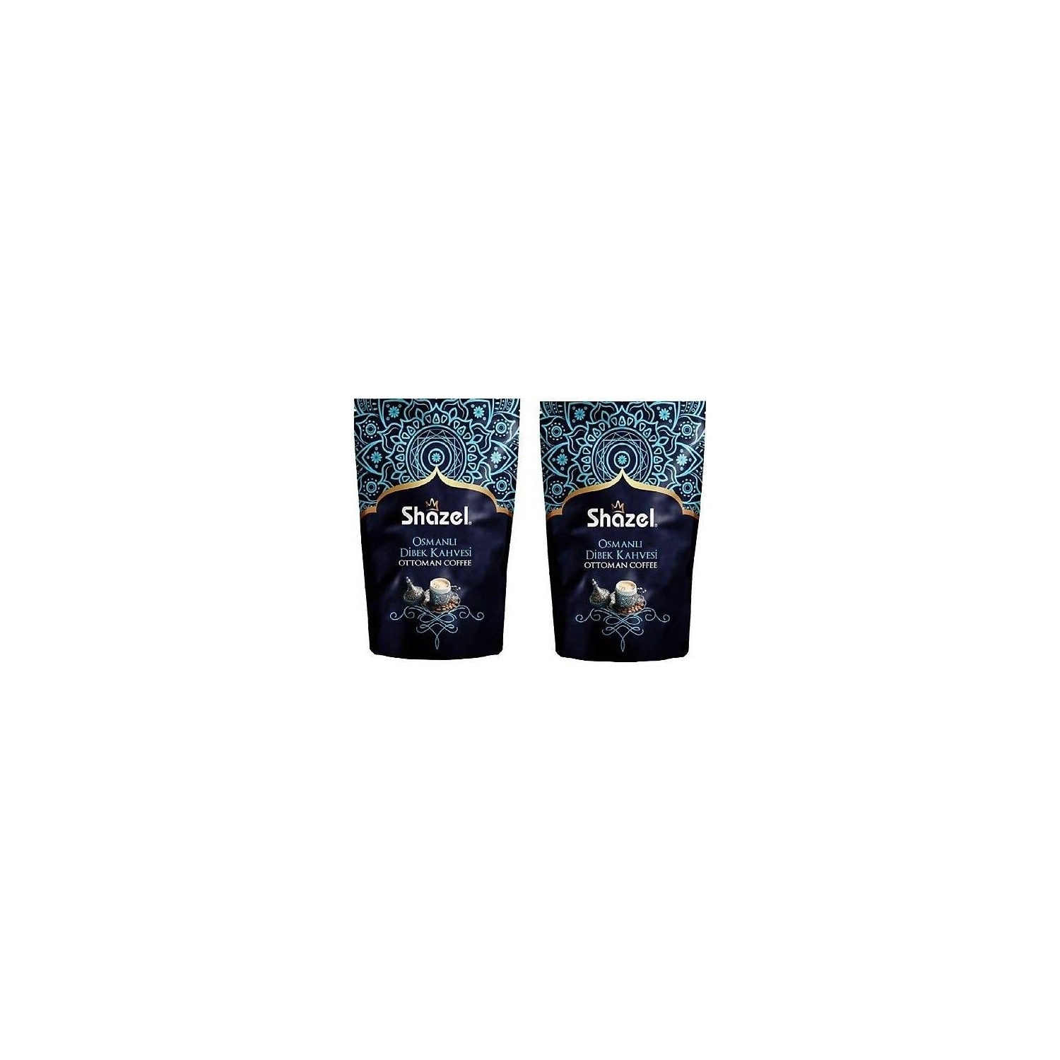 Shazel Ready-to-Eat Ottoman Dibek Coffee, 2 Packs x 200 gr - MALLTURK