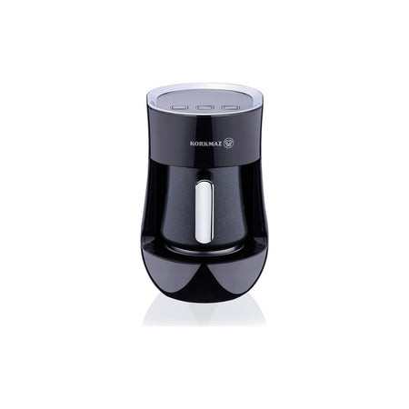 Korkmaz Otantik Automatic Coffee Maker, Black, 4-Cup Capacity - MALLTURK