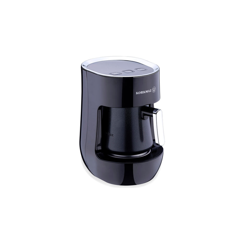 Korkmaz Otantik Automatic Coffee Maker, Black, 4-Cup Capacity - MALLTURK