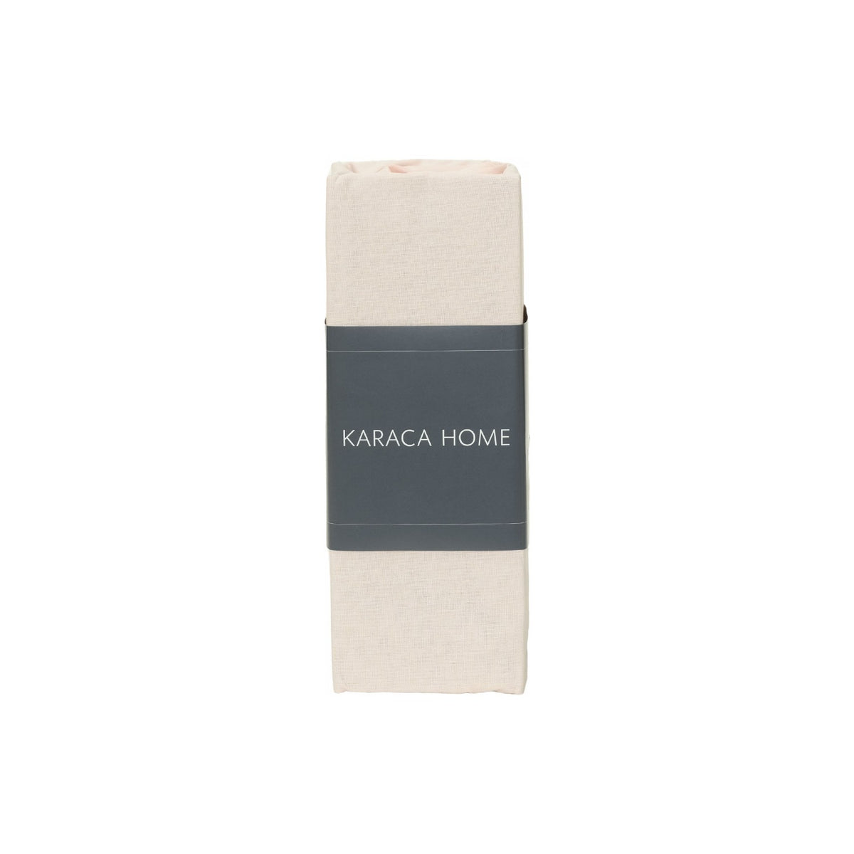 Karaca Home 100% Cotton Jersey Fitted Sheet, Single Size, Ecru - MALLTURK
