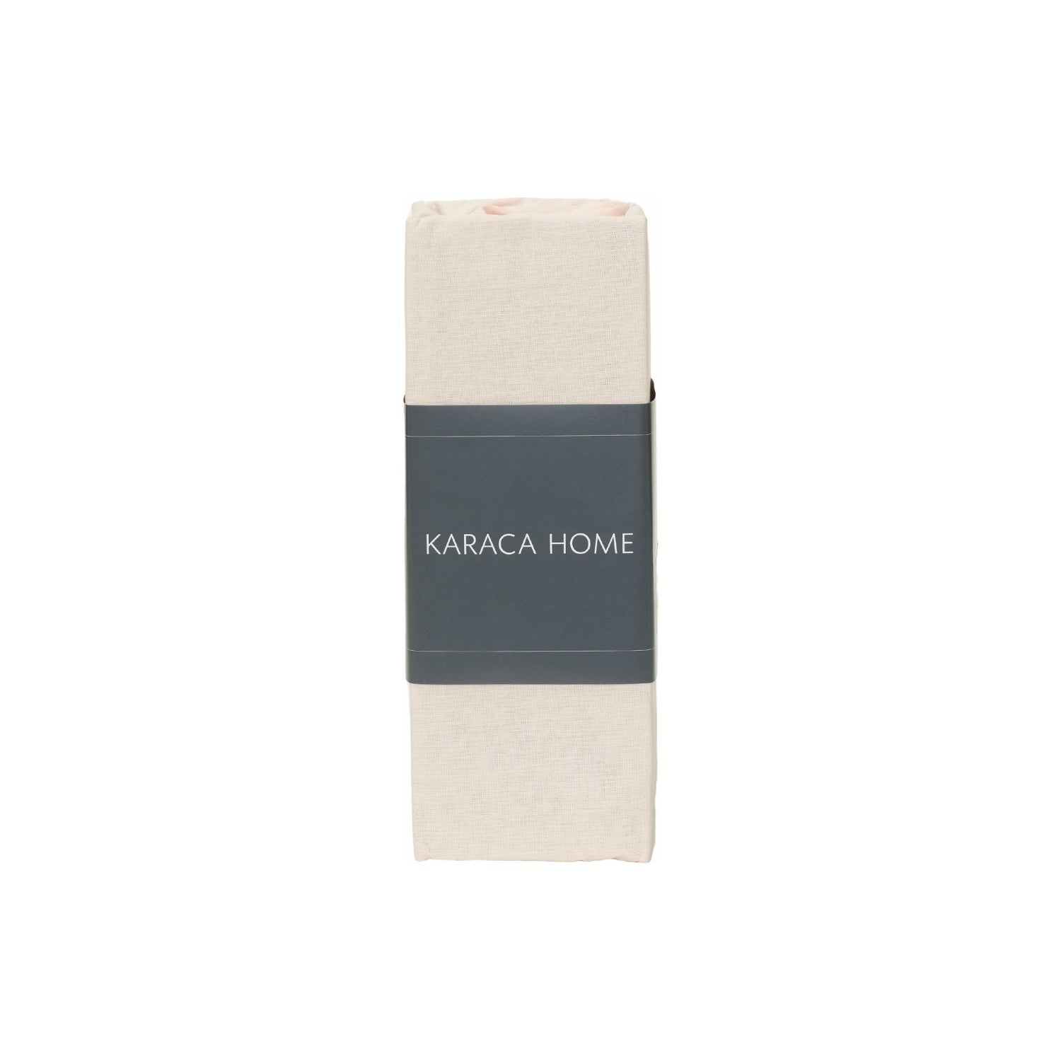 Karaca Home 100% Cotton Jersey Fitted Sheet, Single Size, Ecru - MALLTURK