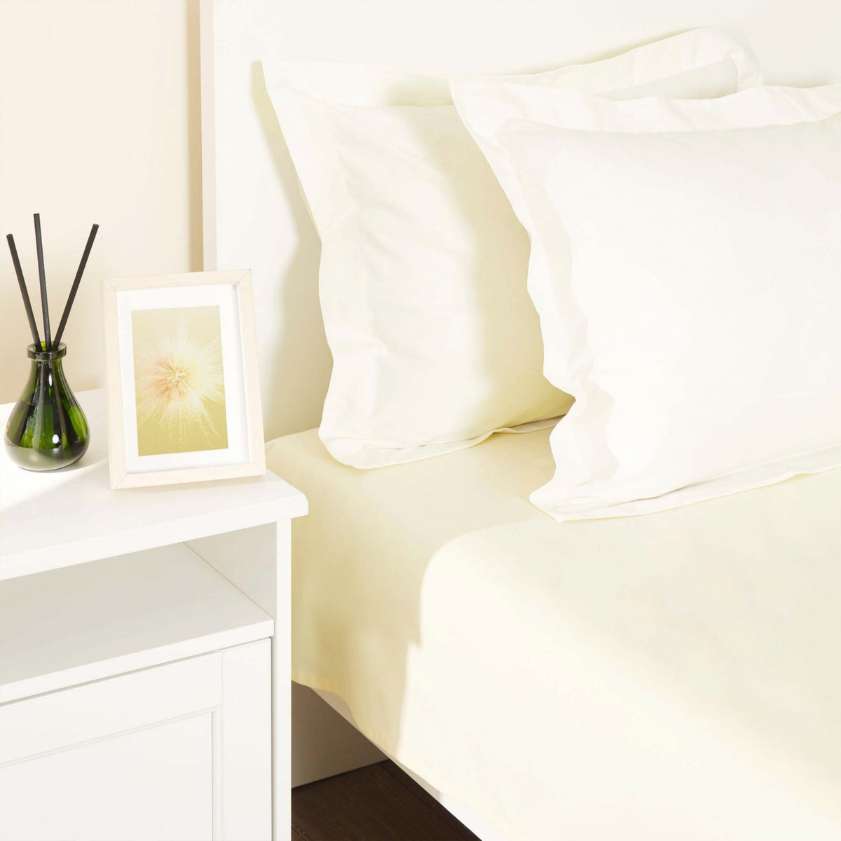 Karaca Home 100% Cotton Flat Sheet, Double Size, Light Brown - MALLTURK