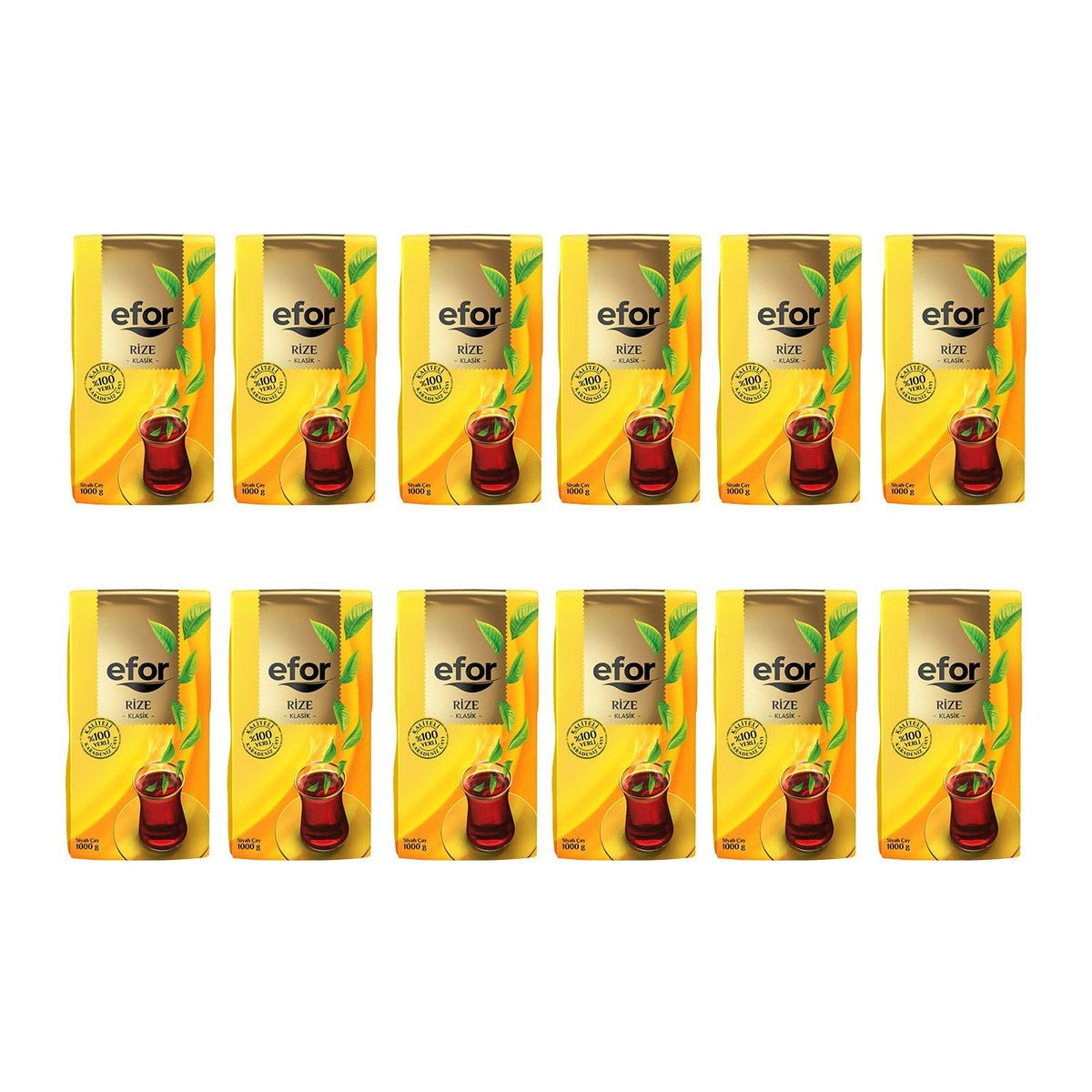 Efor tea Efor Rize loose leaf black tea 1000 g 12-pack case - MALLTURK
