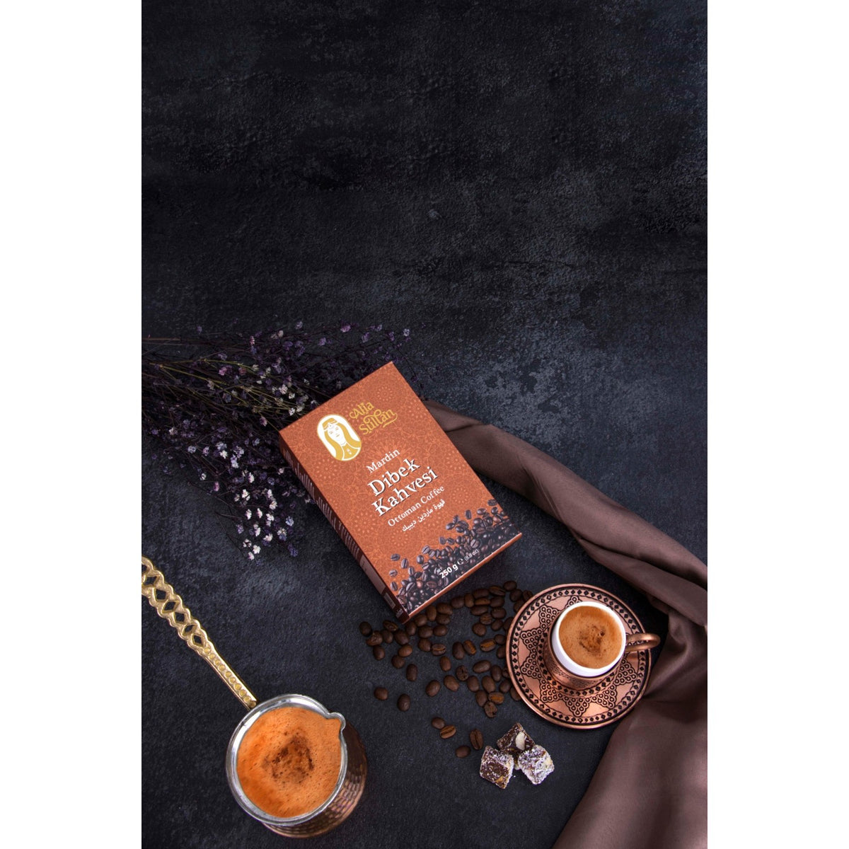Alia Sultan Mardin Dibek Coffee 250 gr. Pack - Authentic and Traditional - MALLTURK