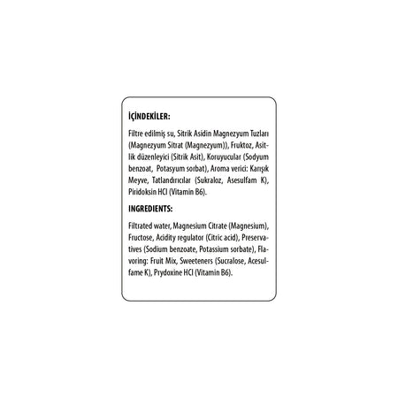 Hardline Nutrition Magnesium Liquid 250 mg 20 Magnesium Shots - MALLTURK