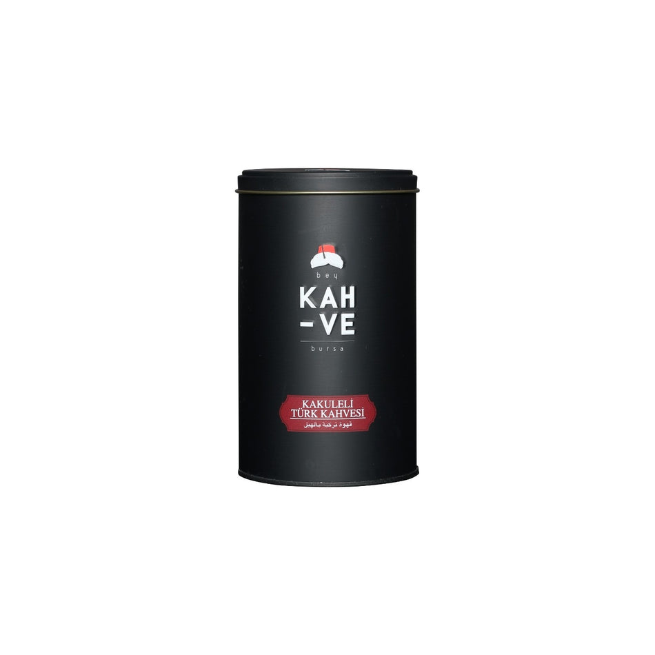 Bey Kahve Turkish Coffee with Cardamom, Tin 250g, Cardamom - MALLTURK