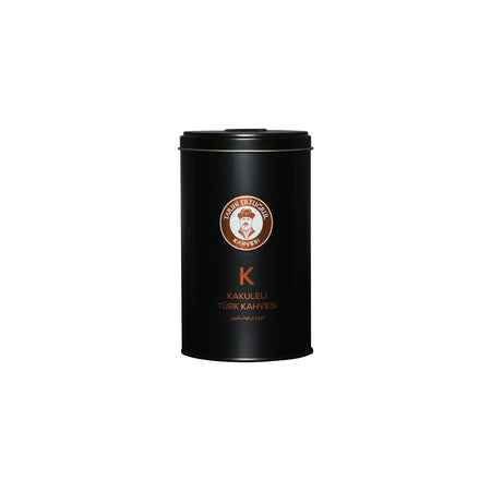 Historic Ertugrul Coffee - Cardamom Flavored Turkish Coffee, 250g Tin Can - MALLTURK