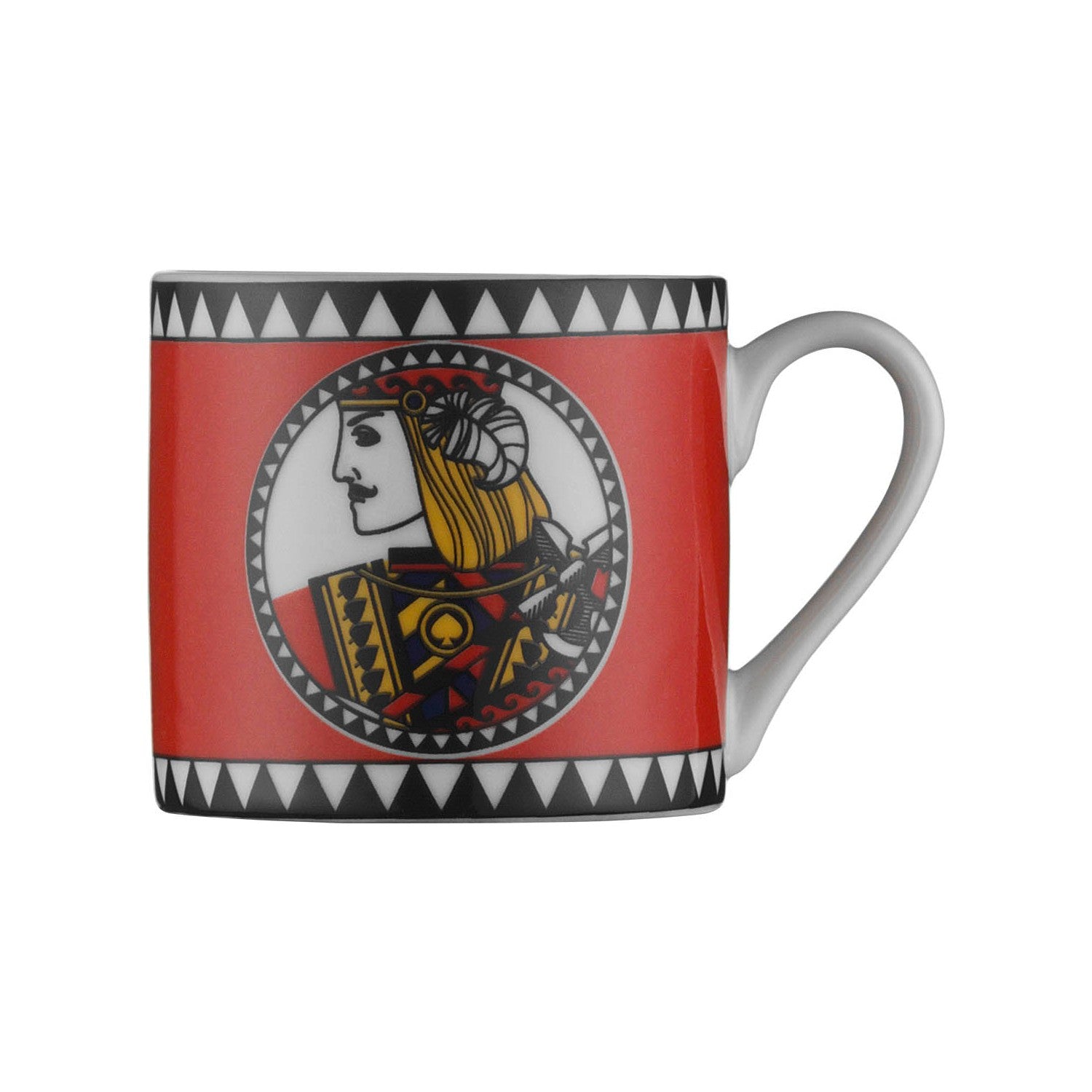 Kütahya Porselen Briscambille 12-Piece Turkish Coffee Cup Set for 6