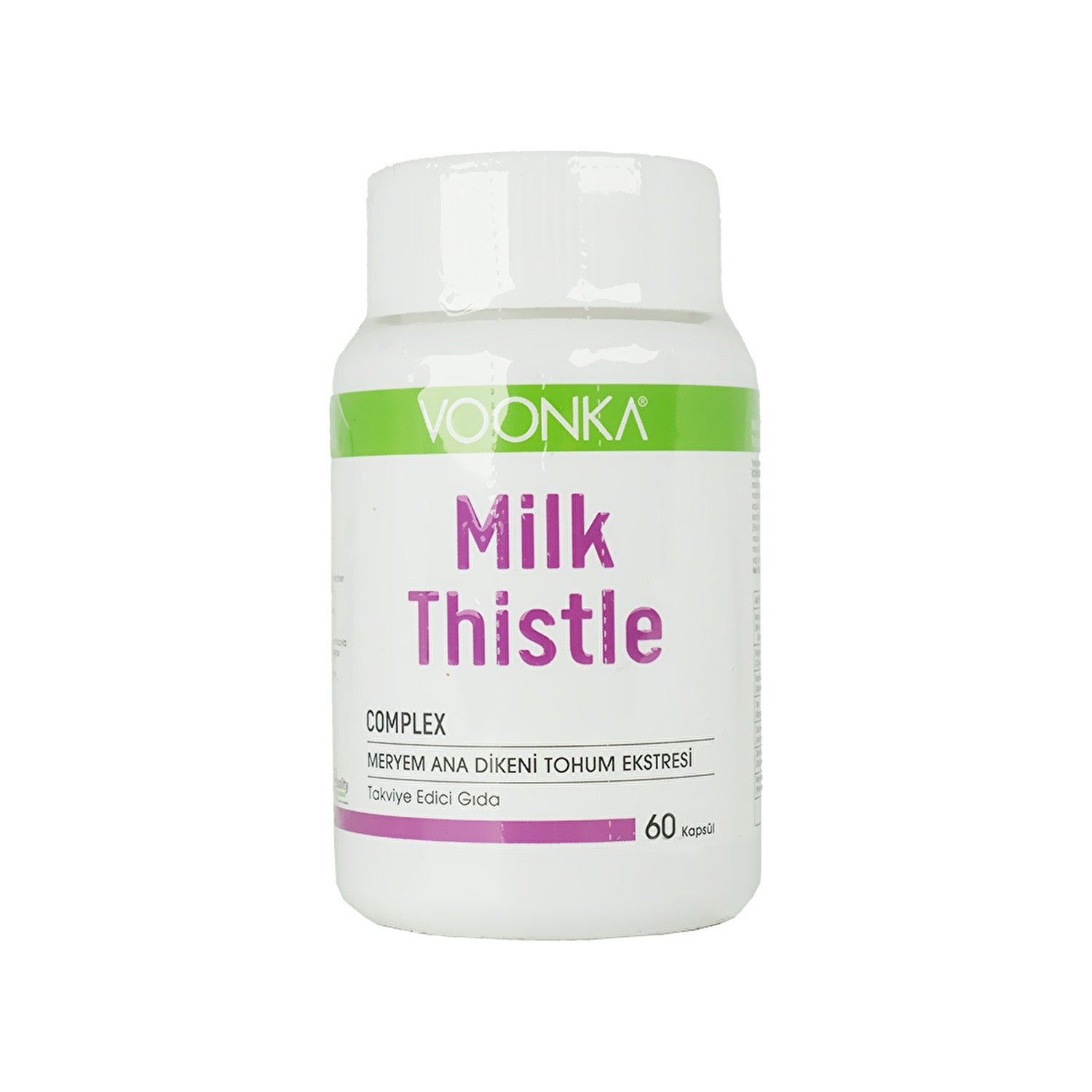 Voonka Milk Thistle Complex 60 Capsules Meryem Ana Dikenini with Supplement - MALLTURK