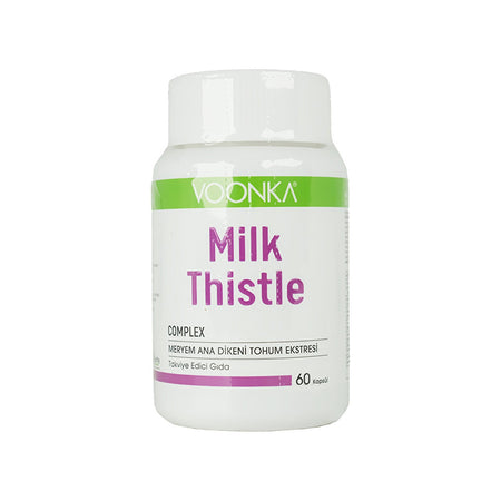 Voonka Milk Thistle Complex 60 Capsules Meryem Ana Dikenini with Supplement - MALLTURK