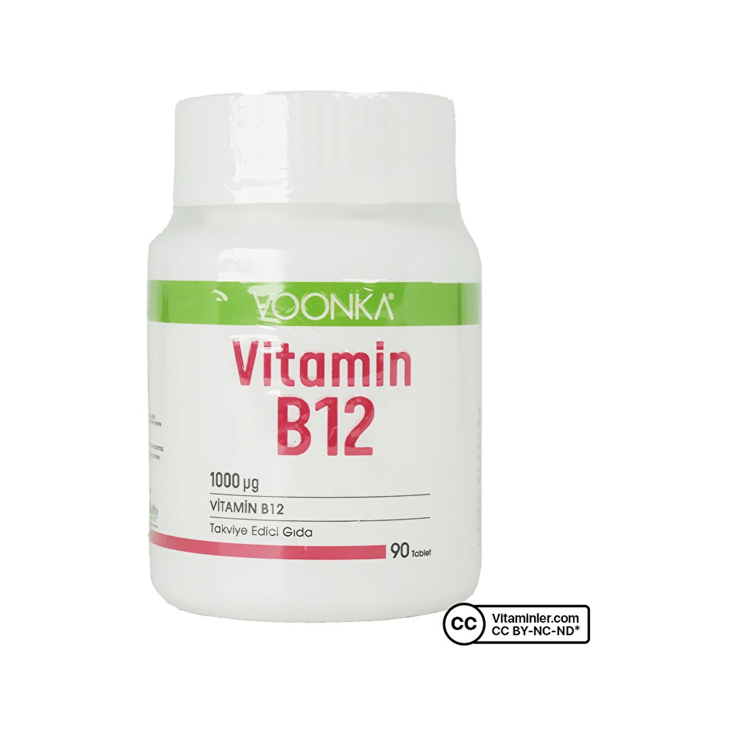 Voonka 90 Tablets Vitamin B12 - MALLTURK