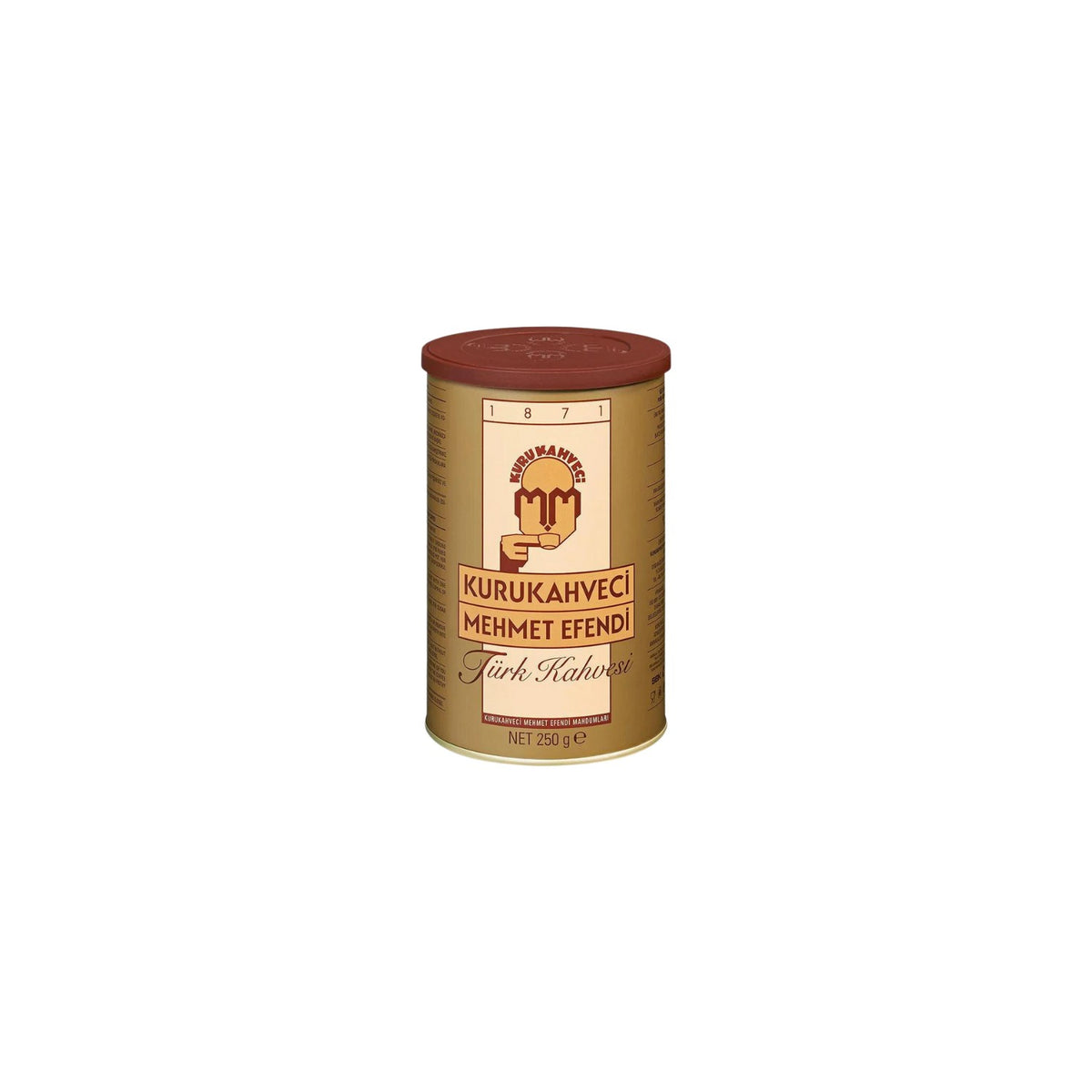 Kurukahveci Mehmet Efendi Turkish Coffee Tin Can 250 gr - MALLTURK