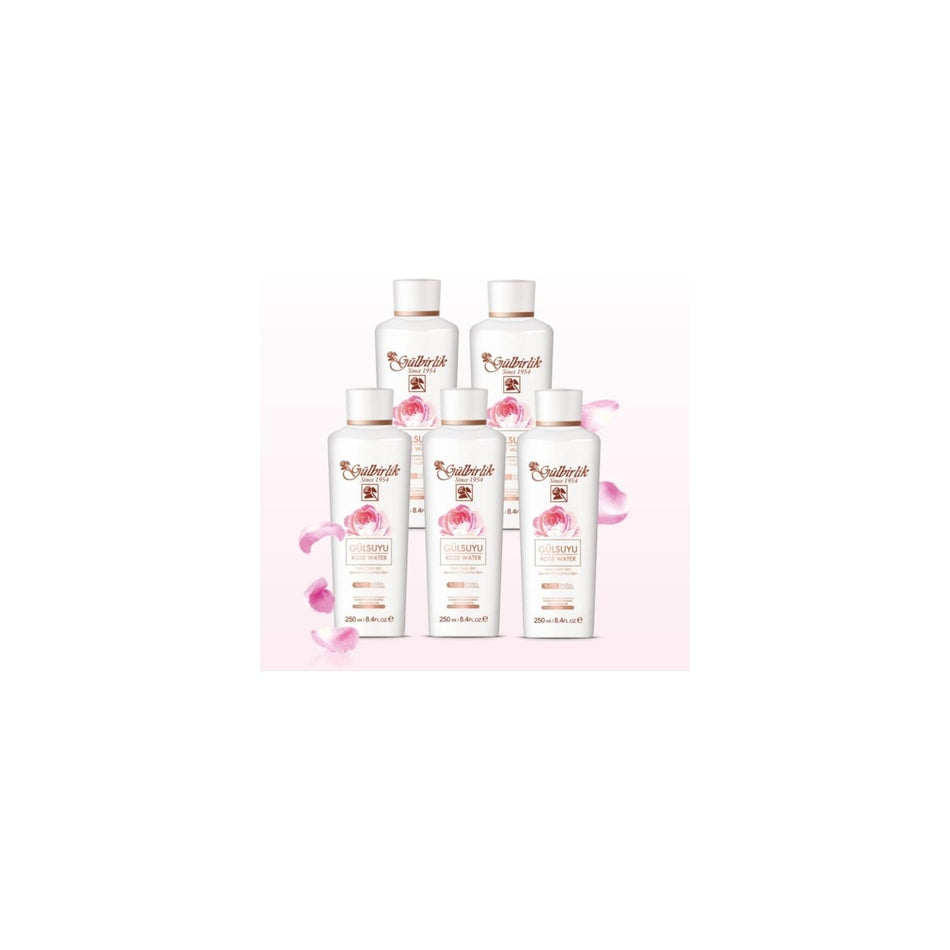 Gulbirlik Rosense Rose Water 250 ml x 5 Pieces - MALLTURK