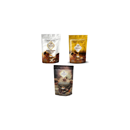 Osso Ottoman Coffee 200 gr + Dibek Coffee 200 gr + Mastic Gum Coffee 200 gr - MALLTURK