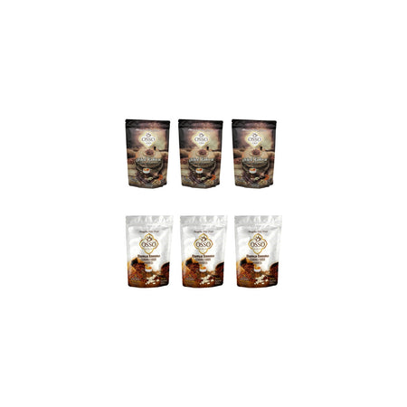 OssoDibek Coffee 200 gr x 3 Packs + Mastic Gum Coffee 200 gr x 3 Packs - MALLTURK