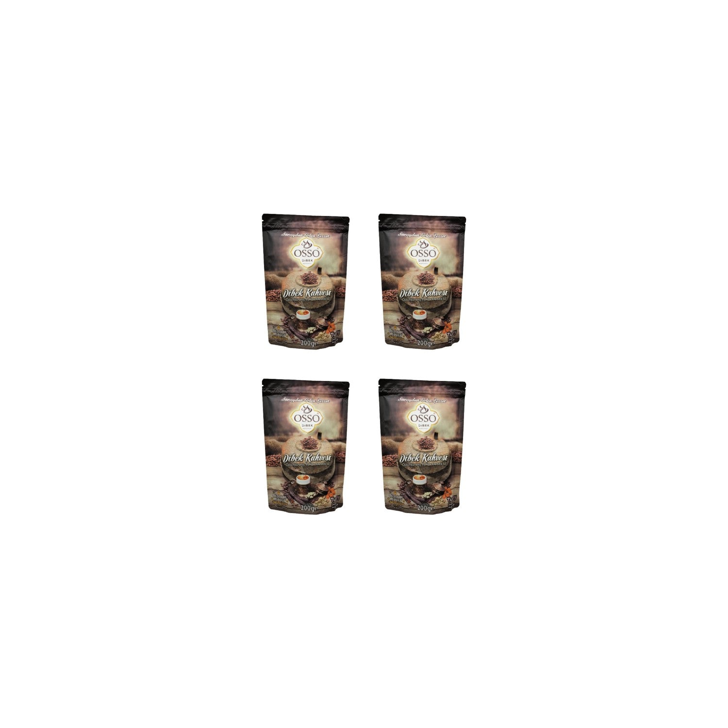 OssoDibek Coffee 200 gr x 4 Packs - MALLTURK
