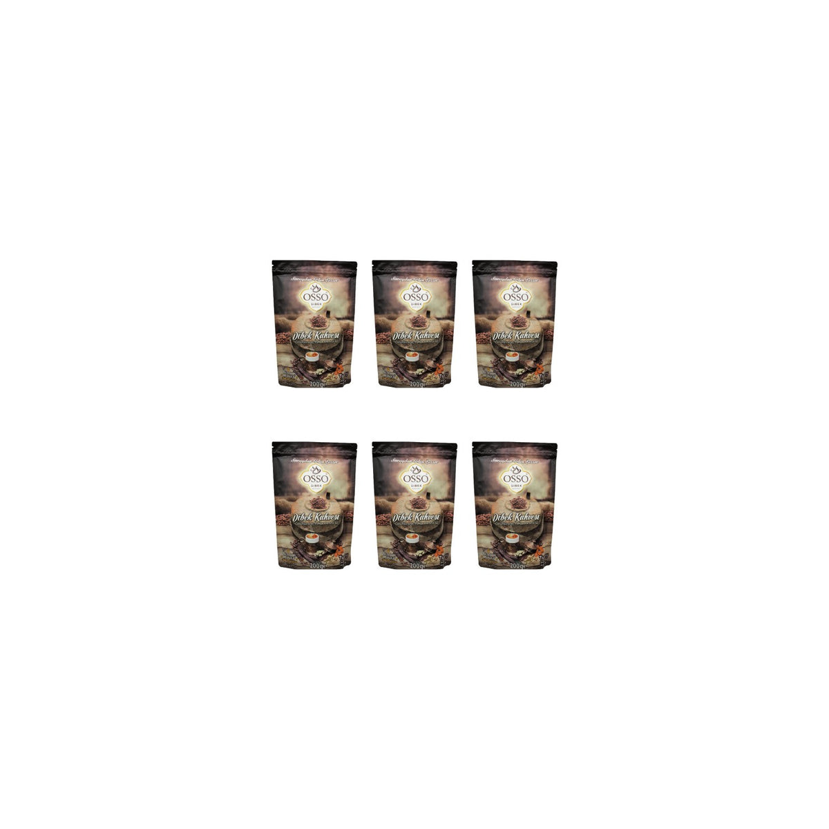 OssoDibek Coffee 200 gr x 6 Packs - MALLTURK