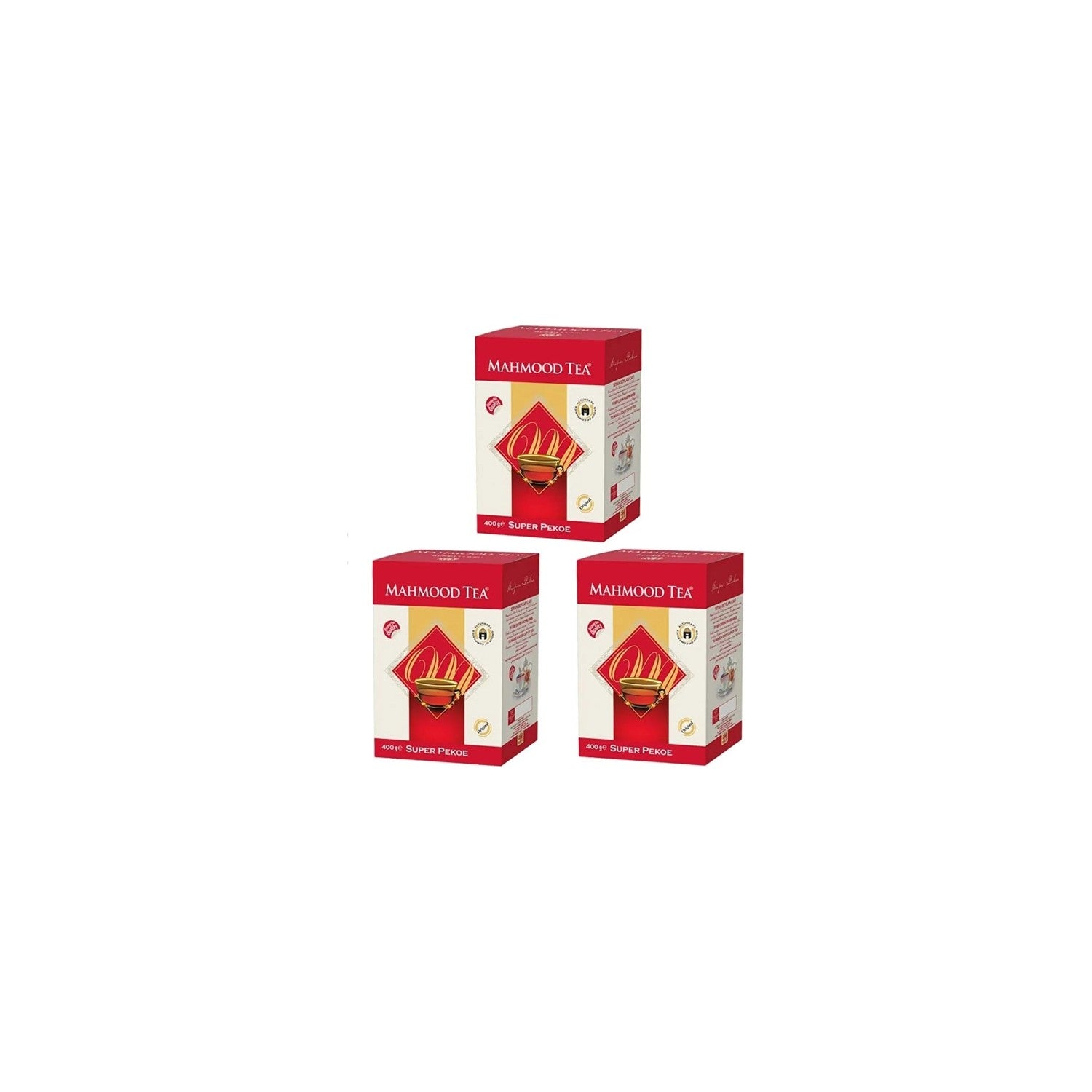 Mahmood Tea Ithal %100 Saf Seylan Pekoe Dokme tea 400 g X 3 pieces - MALLTURK